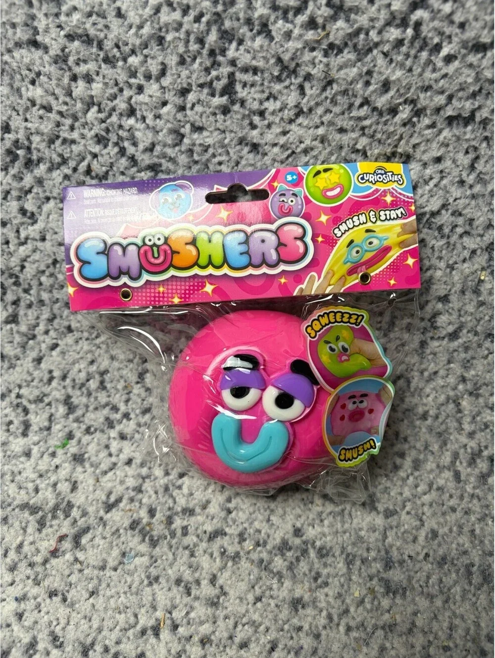 Hot Pink Smusher- Authentic Orb smusher Face Swapping Toy Fast Shipping